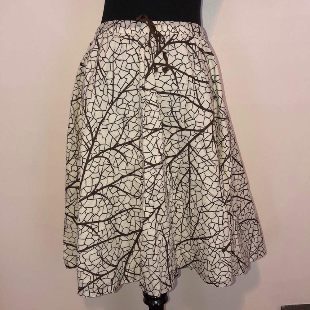 The Limited Patterned Midi Skirt
